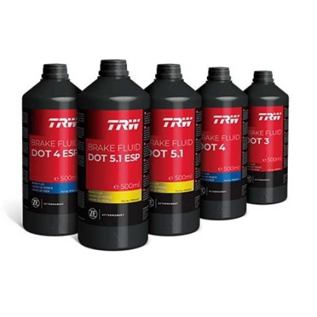 Nowe opakowanie płynów hamulcowych #TRW DOT4 DOT5.1 ESP Grand Prix
