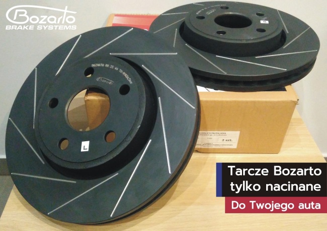 Tarcze Bozarto tylko nacinane Jeep Grand Cherokee 330mm już u klienta